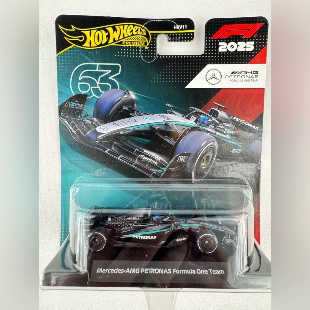 Hot Wheels Premium F1 2025 Mercedes-AMG Petronas Formula One Team Car Sealed